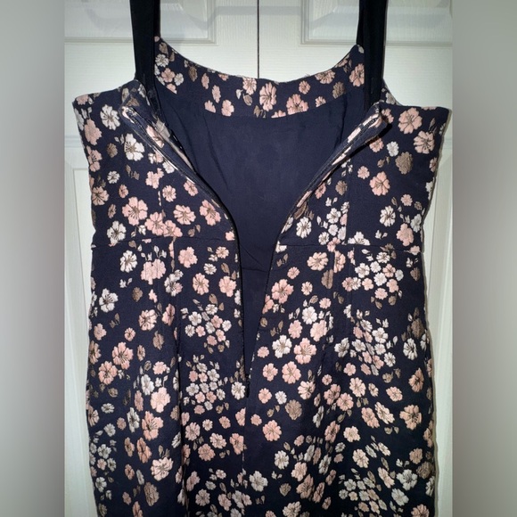 Maeve by Anthropologie Navy Floral Sleeveless Dress w/pockets! – Size 10. EUC - Picture 3 of 15